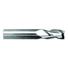 1/2" Dia. - 2" LOC - 4" OAL - .005 Radius 3 FL Carbide S/E HP End Mill-Uncoated - Best Tool & Supply
