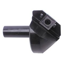 82° Point - 1-1/4" Min - 3/4" SH - Indexable Countersink & Chamfering Tool - Best Tool & Supply