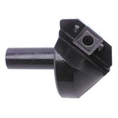 82° Point - 1/2" Min - 1/2" SH - Indexable Countersink & Chamfering Tool - Best Tool & Supply