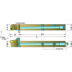 ASER1616-H16 Jet-Stream Toolholder - Best Tool & Supply