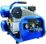 4 Gallon Twin Stack Portable Air Compressor; 2HP 115V 1PH Motor; 4.6CFM@90 PSI; 77lbs - Best Tool & Supply