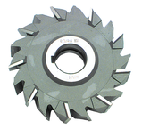 3-1/2 x 1/4 x 1 - HSS - Staggered Tooth Side Milling Cutter - Best Tool & Supply
