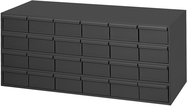 14-3/8 x 11-5/8 x 33-3/4'' (24 Compartments) - Steel Modular Parts Cabinet - Best Tool & Supply