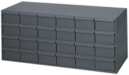 11-5/8" Deep - Steel - 24 Drawer Cabinet - for small part storage - Gray - Best Tool & Supply
