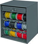 Wire and Terminal Storage Cabinet - w/Rods and Small Compartment Box - Best Tool & Supply