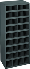 12" Deep Bin - Steel - Cabinet - 36 opening bin - for small part storage - Gray - Best Tool & Supply