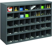 23-7/8 x 12 x 33-3/4'' (40 Compartments) - Steel Compartment Bin Cabinet - Best Tool & Supply