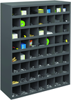 42 x 12 x 33-3/4'' (56 Compartments) - Steel Compartment Bin Cabinet - Best Tool & Supply