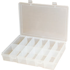 12 COMPARTMENT BOX CLEAR - Best Tool & Supply