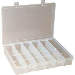 6 COMPARTMENT BOX CLEAR - Best Tool & Supply