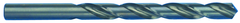 17.00mm; Jobber Length DIN 338; High Speed Steel; Black Oxide; Made In U.S.A. - Best Tool & Supply