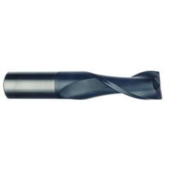 3/4 Dia. x 5 Overall Length 2-Flute Square End Solid Carbide SE End Mill-Round Shank-Center Cut-Uncoated - Best Tool & Supply