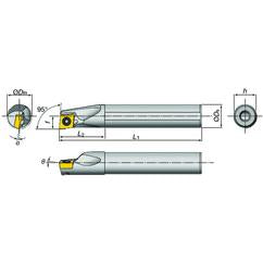 E16-SDXXL2-D20 Indexable Coolant Thru Boring Bar - Best Tool & Supply