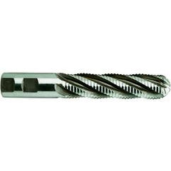 3/4 X 3/4 X 3 X 5-1/4 4 Fl Long SE Ball Rougher TiN-Coated - Best Tool & Supply