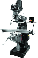 9 x 49" Table Variable Speed Mill With 3-Axis ACU-RITE 200S (Quill) DRO and X - Y - Z-Axis JET Powerfeeds - Best Tool & Supply