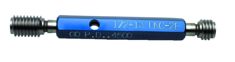 1-8 NC - Class 2B - Double End Thread Plug Gage with Handle - Best Tool & Supply