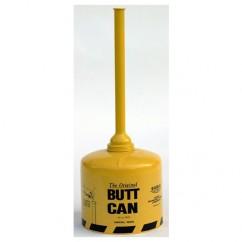 5 GAL CIGARETTE DISPOSAL CAN YELLOW - Best Tool & Supply