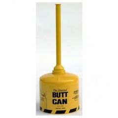 5 GAL CIGARETTE DISPOSAL CAN YELLOW - Best Tool & Supply