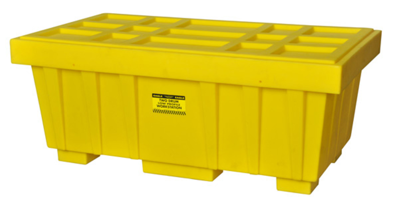 110 GAL SPILL KIT BOX YELLOW W/COVER - Best Tool & Supply