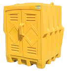 4 DRUM ALL POLY OUTDOOR STORAGE BUIL - Best Tool & Supply