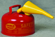 2 GAL TYPE I SAFETY CAN W/FUNNEL - Best Tool & Supply