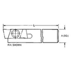 THE758R - 5/8 x 5/8" SH - Mini Groove Toolholder - Best Tool & Supply