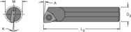 .563" Min - .500" SH - 6" OAL - Carbide Shank Boring Bar - Best Tool & Supply