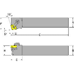 MCKNL20-4D - 1-1/4 x 1-1/4" SH - LH - Turning Toolholder - Best Tool & Supply