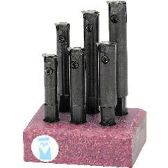 APT High Performance Indexable 6 Piece Boring Bar Set - Right Hand 1/2'' Shank - Best Tool & Supply