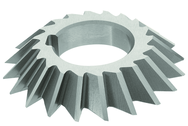 5 x 3/4 x 1-1/4 - HSS - 45 Degree - Left Hand Single Angle Milling Cutter - 24T - TiN Coated - Best Tool & Supply