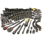 STANLEY® FATMAX® 1/4", 3/8" & 1/2" Drive 229 Piece Matte Black Chrome Mechanic's Tool Set - Best Tool & Supply