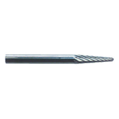 R10 1/8 × 13/32 × 1/8″ SH - Sgl Cut Tapered - CBD - Burr - Best Tool & Supply