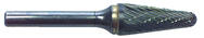 SL4 1/2 x 1-3/16 x 1/4" SH Dbl Cut Taper Radius - CBD - Burr - Best Tool & Supply