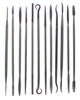 Swiss Pattern Needle File - 12 Pcs.; 6-1/2"; 0 Cut - Best Tool & Supply