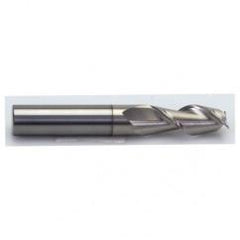 3mm Dia. - 57mm OAL - -Uncoat CBD  - 45° Helix HP End Mill - 5 FL - Best Tool & Supply