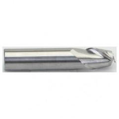 3/8" Dia. - 2" OAL -  Carbide for Aluminum ALU-S-45°-HP Stub End Mill - 2 FL - Best Tool & Supply
