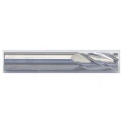 1/4 Dia. x 2-1/2 Overall Length 3-Flute Square End Solid Carbide SE End Mill-Round Shank-Center Cut-AlTiN - Best Tool & Supply