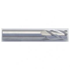 10mm Dia. x 72mm Overall Length 4-Flute Square End Solid Carbide SE End Mill-Round Shank-Center Cut-AlTiN - Best Tool & Supply