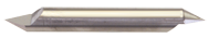 1/8" x 3/8" Split Length - DE - 60° Pt - Carbide Engraving Blank - Best Tool & Supply