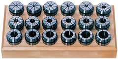 12 Pc. Collet Set - 1/16 to 1/2" - ER20 Style Round Open - Best Tool & Supply