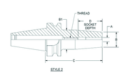 HSK100 1/2 x 3.74 - Shrink Fit Tool Holder - Best Tool & Supply