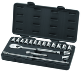 18PC 1/2" DRIVE METRIC SOCKET SET - Best Tool & Supply