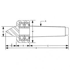 5MT Triple Bearing Standard - Live Center - Best Tool & Supply