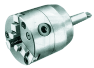 Self-Centering Chuck with Taper SH - 6" 5 MT Mount; 3-Jaw - Best Tool & Supply