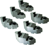 Set of 6 Hard Top Jaw - #7-883-606 For 6" Chucks - Best Tool & Supply