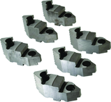 Set of 6 Hard Master Jaw - #7-885-605 For 5" Chucks - Best Tool & Supply