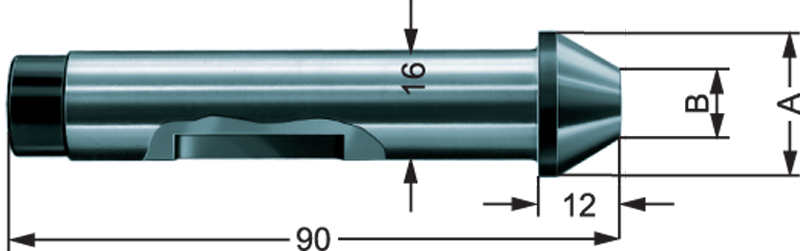 .630" Dia. - Series 680-40 - Center for Face Driver - Best Tool & Supply