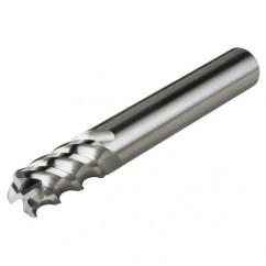 10mm Dia. - 80mm OAL - AlTiN - 45°-HardMill - .5mm Corner Radius- End Mill - 4 FL - Best Tool & Supply