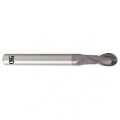 8mm Dia. - 100mm OAL - Carbide - Ball End HP End Mill-2 FL - Best Tool & Supply