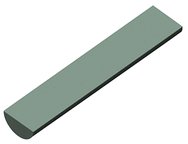 3mm x 57mm - Half Round Carbide Blank - Best Tool & Supply